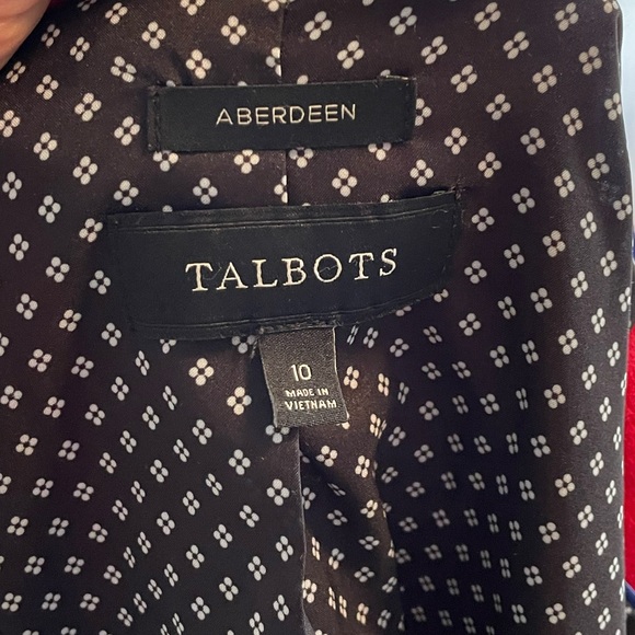 Talbots Red Aberdeen Knit Blazer - Picture 4 of 5